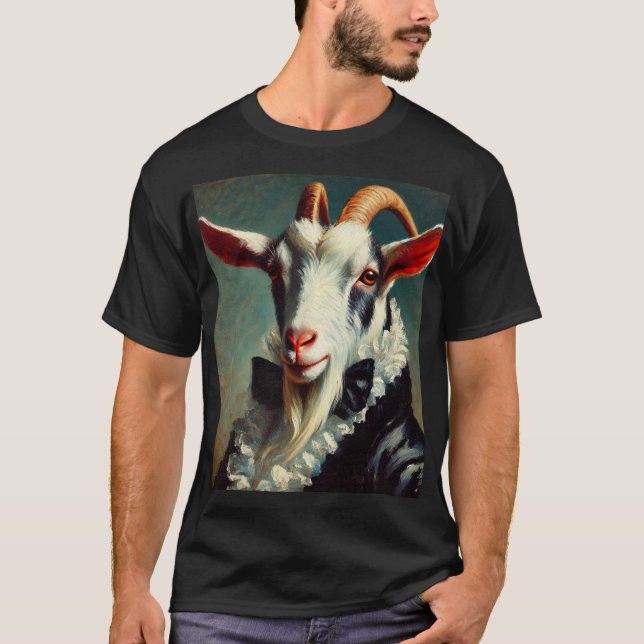 Polera Portrait of Goat T-Shirt (Front)