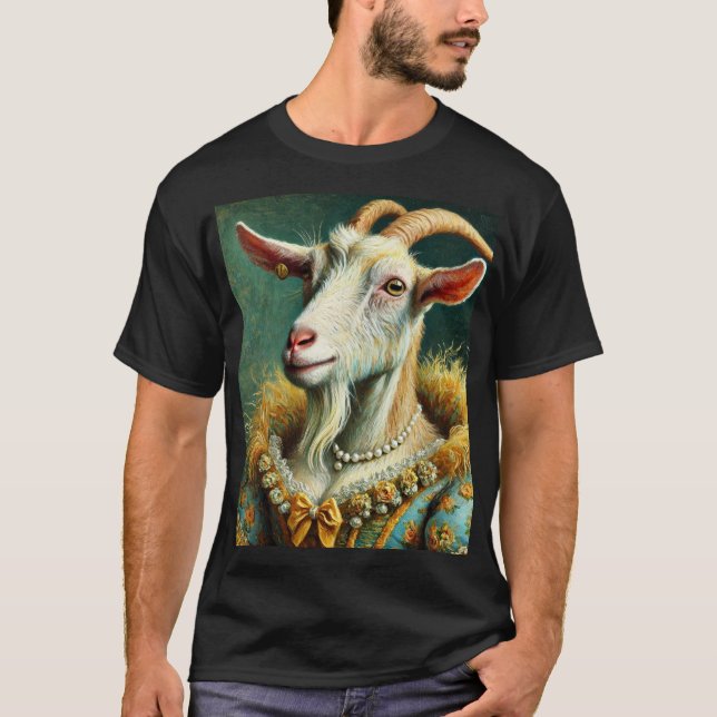 Polera Portrait of Goat T-Shirt (Front)