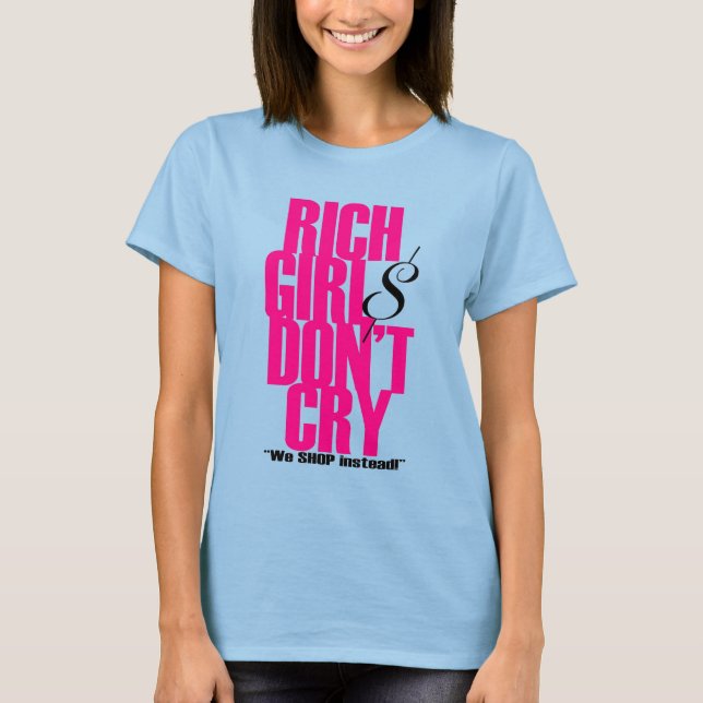 POLI$HED - "RICH GIRLS" T-shirt (Front)