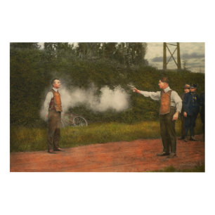 Police - A real dummy 1923 Wood Wall Art