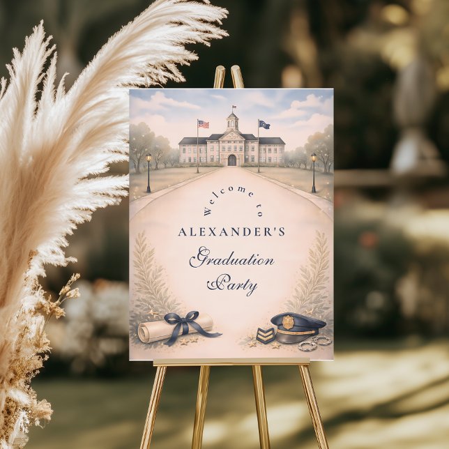 Police Academy Badge Ceremony Graduation Foam Board (Creator Uploaded)