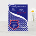 Police Academy Graduate Congratulations CUSTOM Card | Zazzle