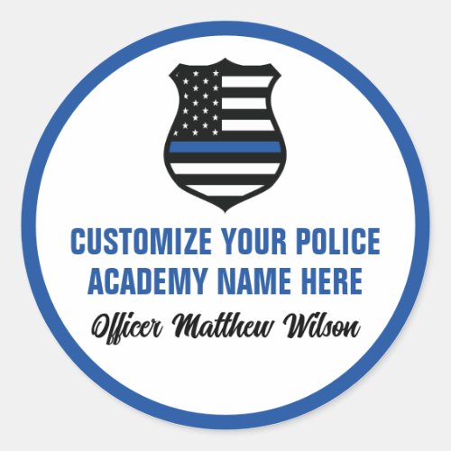 Police Academy Graduate Personalized Graduation