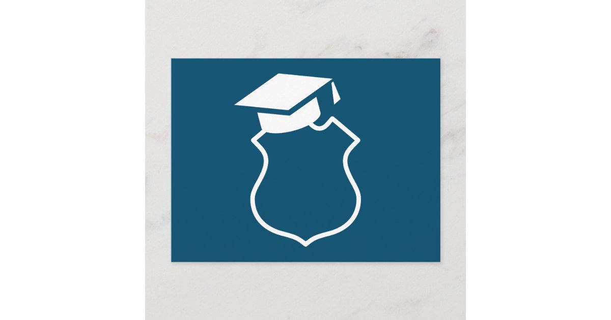 Police Academy Graduation announcement/ Invitation | Zazzle