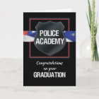 Police Officer Congratulations Thin Blue Line Card | Zazzle.com