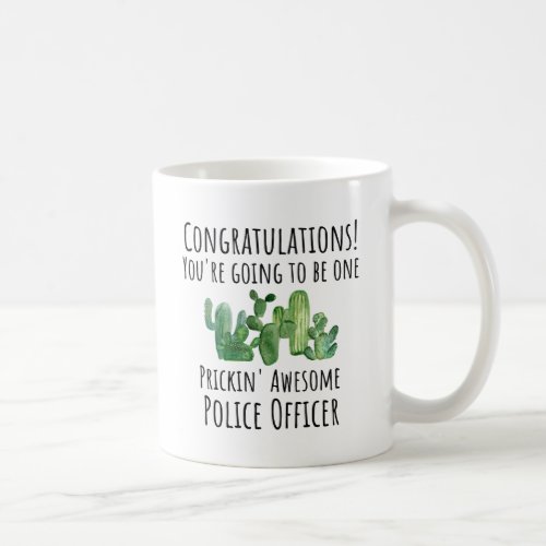 Police Academy Graduation Future New Officer Gift Coffee Mug