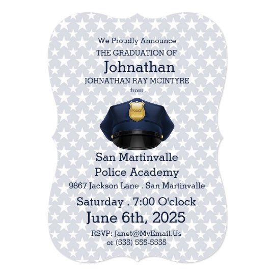 police-academy-graduation-in-navy-blue-invitation-zazzle