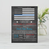 Police Academy Graduation Invitation (Standing Front)