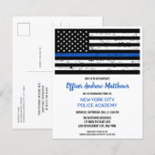 Police Academy Graduation Invitation Budget (Front/Back)