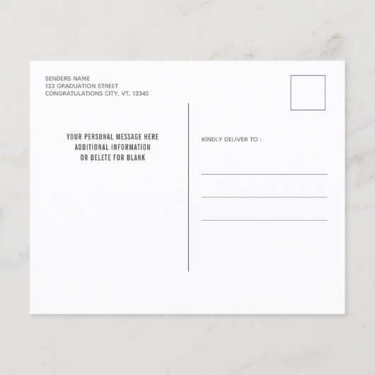 Police Academy Graduation Invitation Budget (Back)