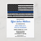 Police Academy Graduation Invitation Budget (Front)