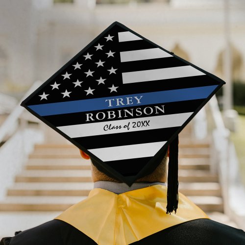 Police Academy Graduation Keepsake Graduation Cap Topper