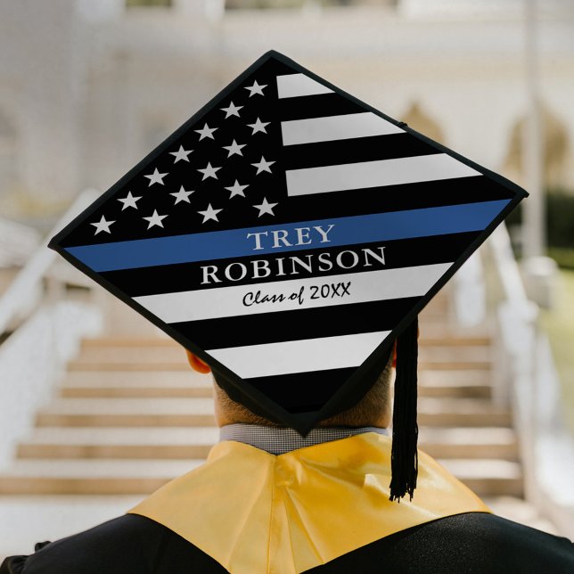 Police Academy Graduation Keepsake Graduation Cap Topper (Creator Uploaded)