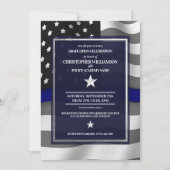Police Academy Graduation Party Invitation (Front)