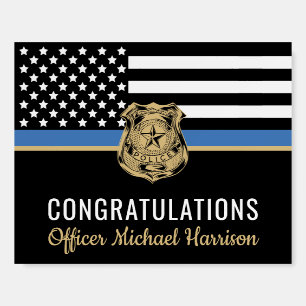 Police Academy Graduation Party Law Enforcement Foam Board