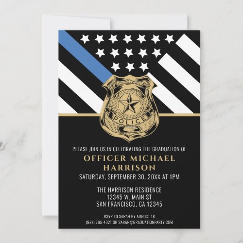 Police Academy Law Enforcement Graduation Party