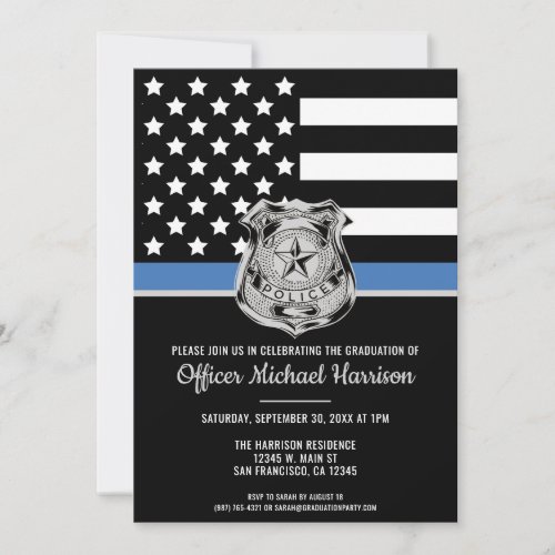 Police Academy Law Enforcement Graduation Party