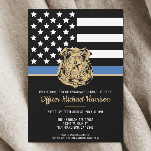 Police Academy Law Enforcement Graduation Party