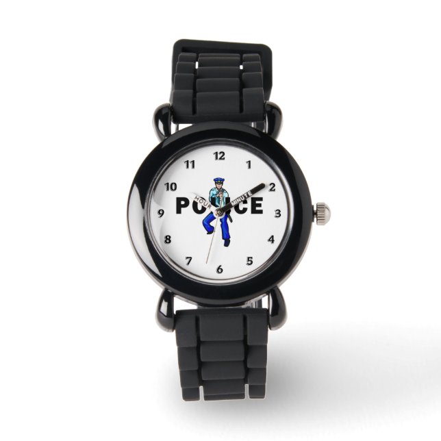 Police Action Logo Watch (Front)