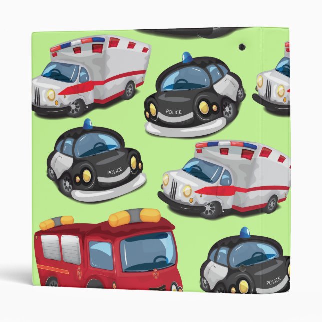 Police, Ambulance and Fire Service transport Binder (Back/Spine)