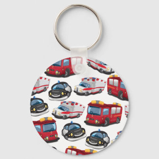 Police, Ambulance and Fire Service transport Keychain