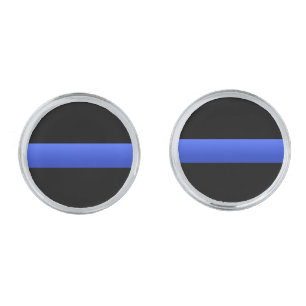 Police and LEO Thin Blue Line Cufflinks