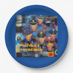 Police Appreciation Paper Plates