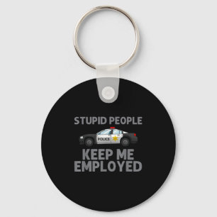 Police Art For Men Women Cop Law Enforcement Polic Keychain