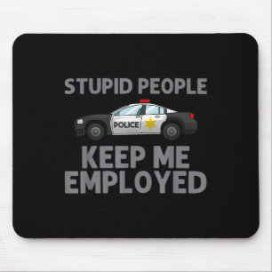 Police Art For Men Women Cop Law Enforcement Polic Mouse Pad