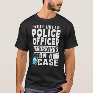 Police Backprint For Police Officer T-Shirt