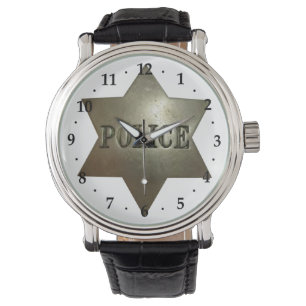 Police Badge Art Watch