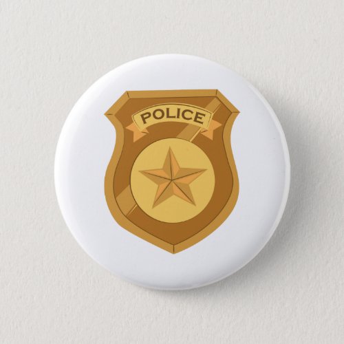 Police Badge Button