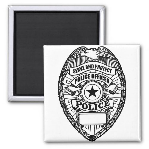 Police Badge _ Generic Magnet