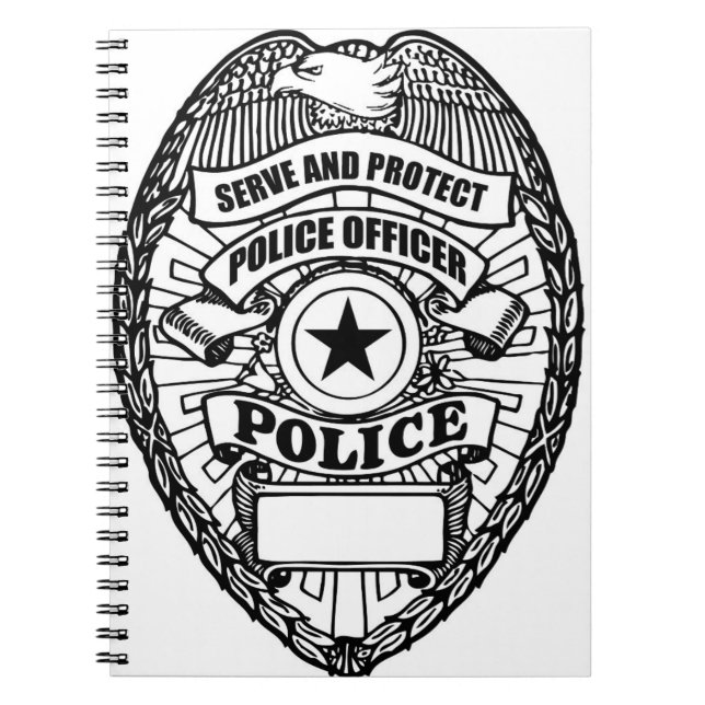 Police Badge - Generic Notebook (Front)