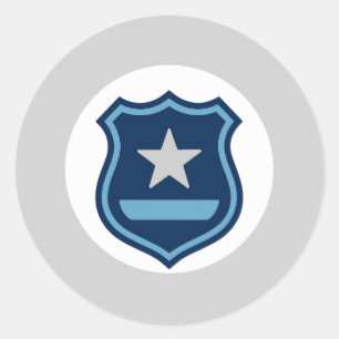 Police Badge Sticker