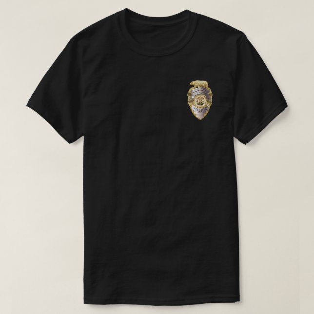 Police Badge T-Shirt (Design Front)