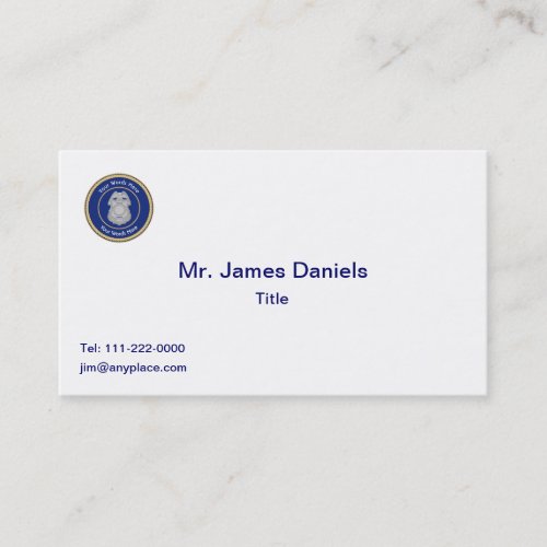 Police Badge Universal Shield Business Card