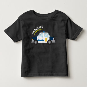Police Birthday Tshirt