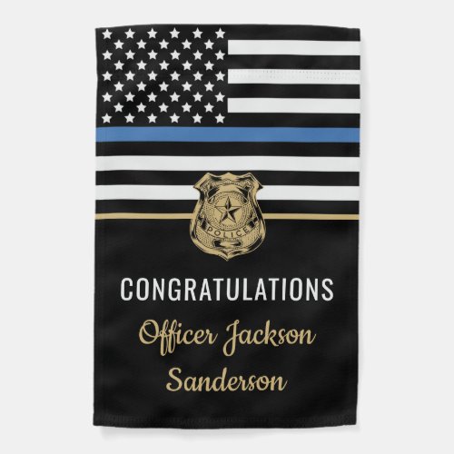 Police Blue Line Congratulations Retirement