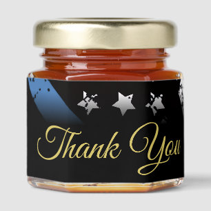 Police Blue Line Law Enforcement Thank You Honey Jar Favors