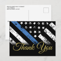 Police Blue Line Law Enforcement Thank You
