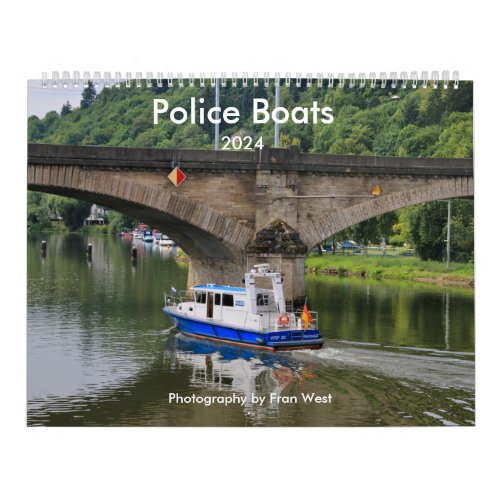 Police Boats 2024  calendar