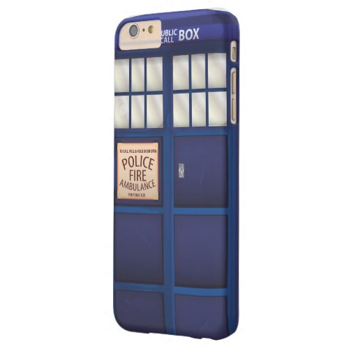 Police Box Barely There iPhone 6 Plus Case