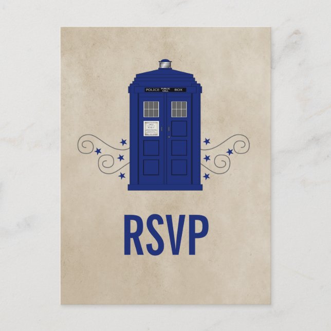 Police Box RSVP Postcard v6 (Front)