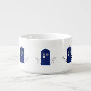 Police Box Swirls Chili Bowl