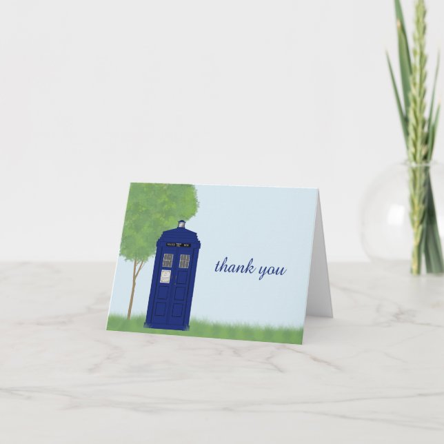 Police Box Thank You Card v4 (Front)