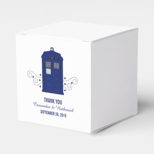 Police Box Wedding Favor Boxes v3