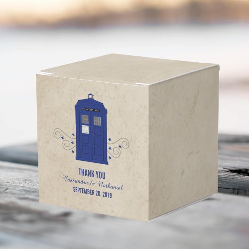 Police Box Wedding Favor Boxes v6