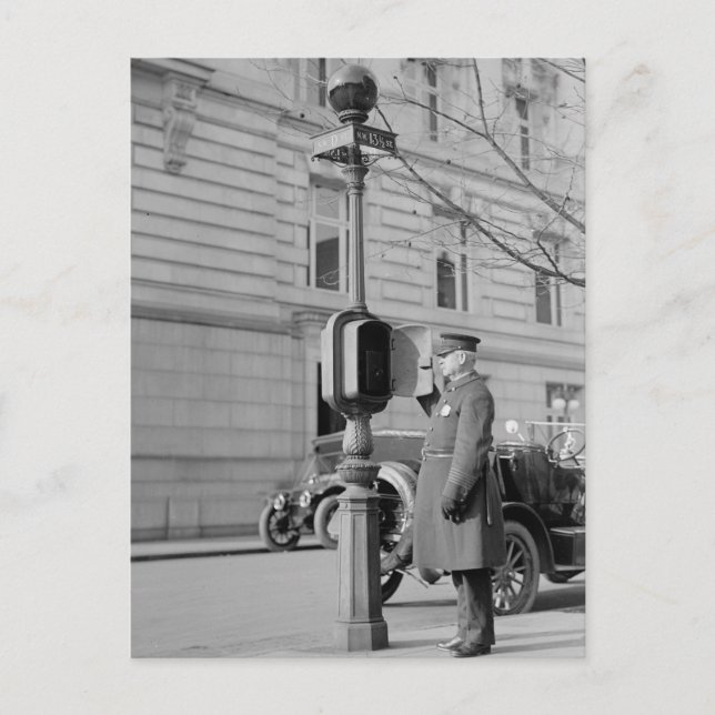 Police Call Box Postcard (Front)