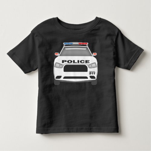 Police Car 911Toddler Boys and Girls Toddler T_shirt